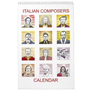 Italian Composers Calendar