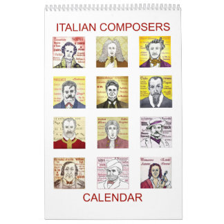 Italian Composers Calendar
