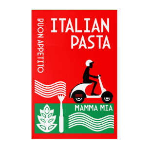 Italian Cook Acrylic Print
