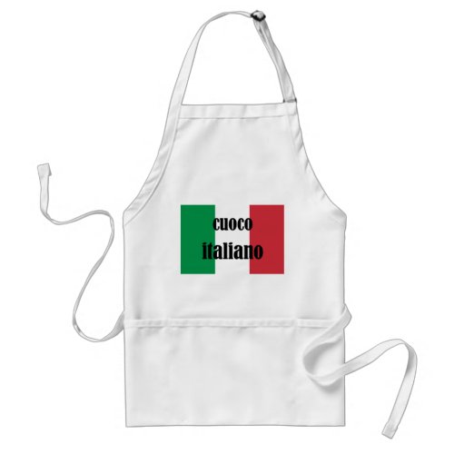 Italian Cook Adult Apron