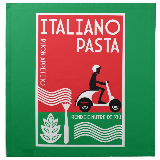 Italian Cook Cloth Napkin (Front)