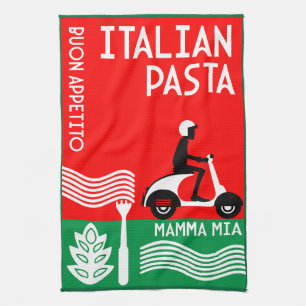Italian Cook Kitchen Towel