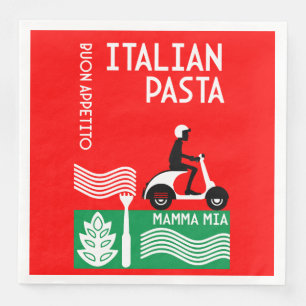 Italian Cook Paper Dinner Napkins