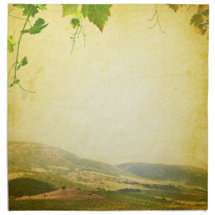 Italian Countryside Chic Glass Glitz Glam Napkins