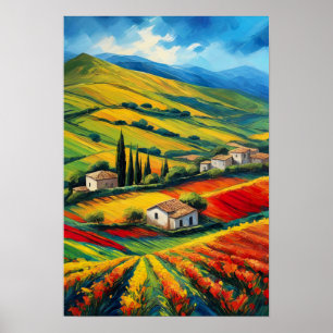 Italian Countryside Dreams Poster