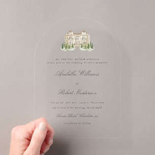 Italian Countryside Elegant Wedding Invitation