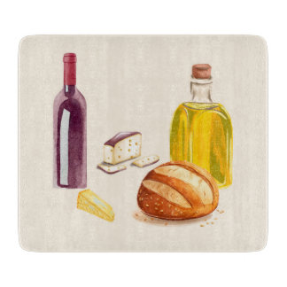 Italian Countryside Foodie Cutting Board