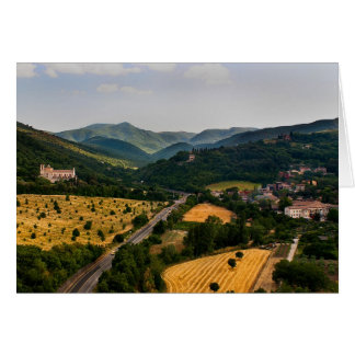 Italian Countryside  - Spoleto Italy Cards