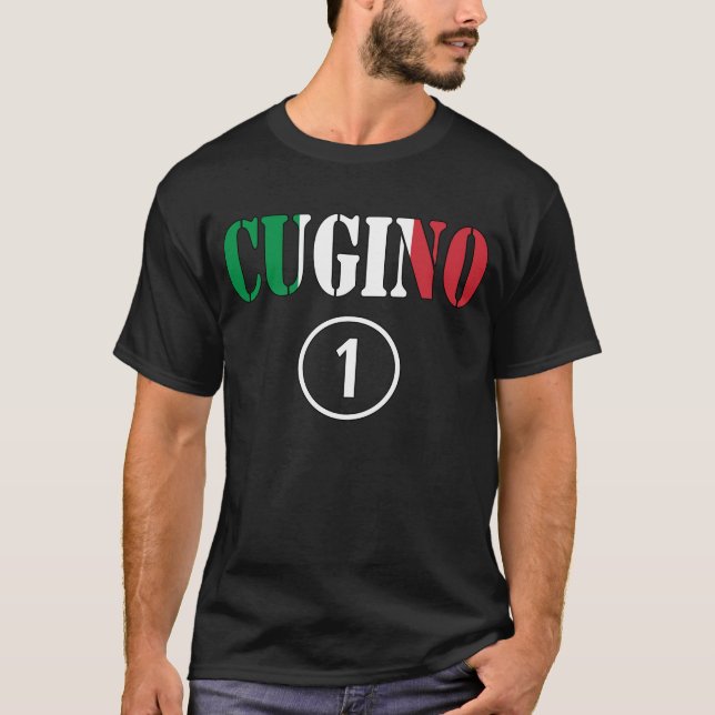 Italian Cousins Boys : Cugino Numero Uno T-Shirt (Front)