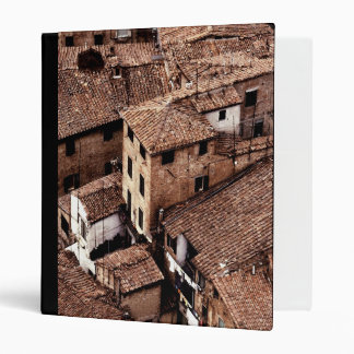 Italian Culture| Siena Rooftops 3 Ring Binder