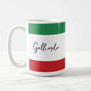 Italian Custom Family Name Coffee Mug