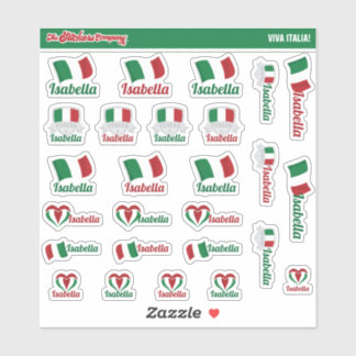 Italian Custom Name Labels | Italy