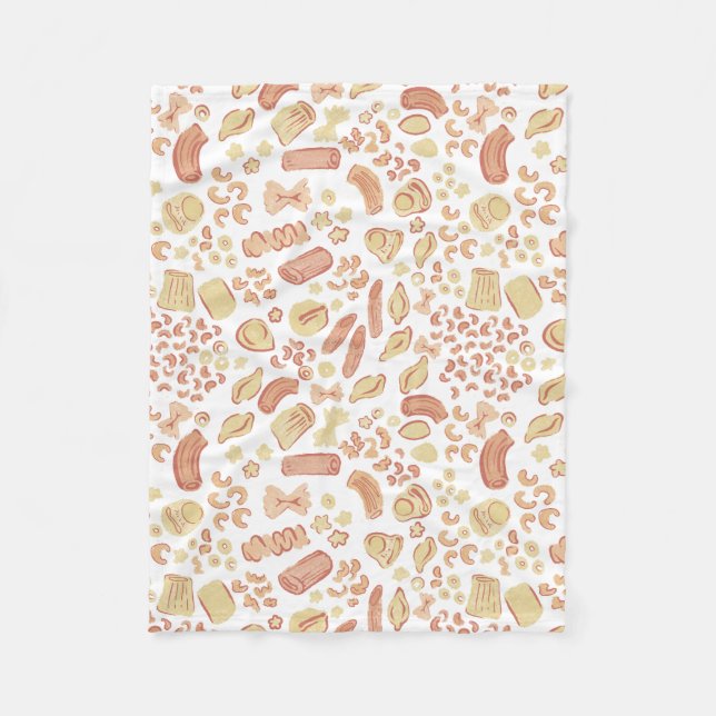 ITALIAN CUTIES The cute italian pasta pattern Fleece Blanket (Front)