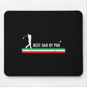 Italian Dad Golfing Father Italy Flag Golf Fan Uni Mouse Pad