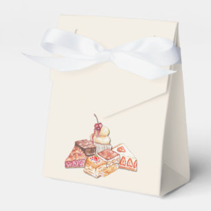 Italian Dessert Baby Shower European Cafe Favor Boxes