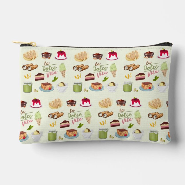 Italian Desserts Sweets Accessory Pouch (Front)