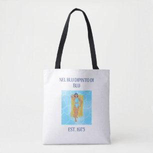 Italian Dolce Vita Nel Blu Dipinto Di Blu Tote Bag