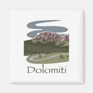 Italian Dolomites Hiking Design Travel The Alps Ap Magnet