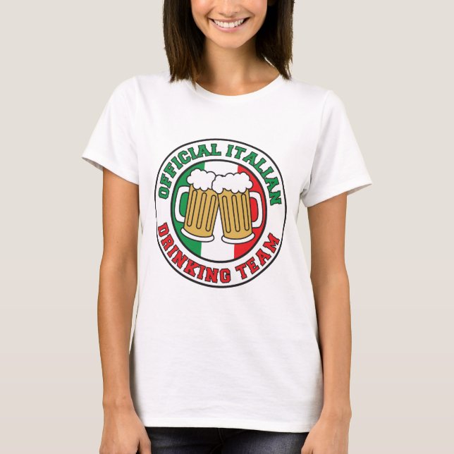 Italian Drinking Team T-Shirt (Front)