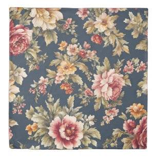 Italian Exquisite Beautiful Floral Pattern Duvet Cover