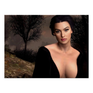 Italian Fall glossy poster