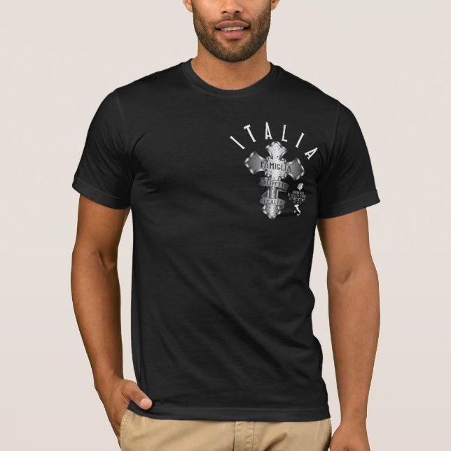 ITALIAN FAMIGLIA RISPETTO LEALTA - IN ITALIAN T-Shirt (Front)