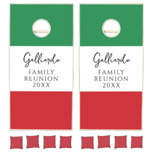 Italian Family Reunion Cornhole Set