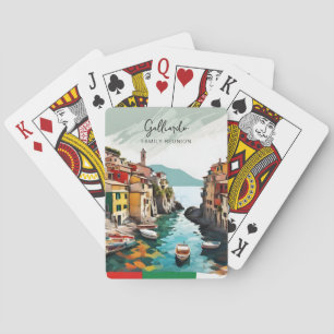Italian Family Reunion Party Poker Cards