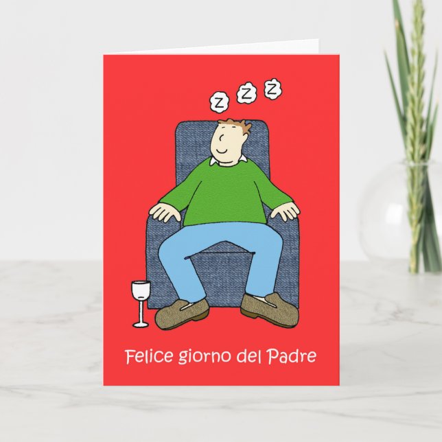 Italian Father's Day Card (Front)