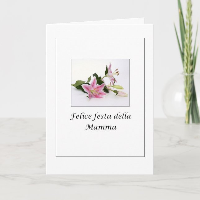 Italian Felice festival della Mamma Card (Front)