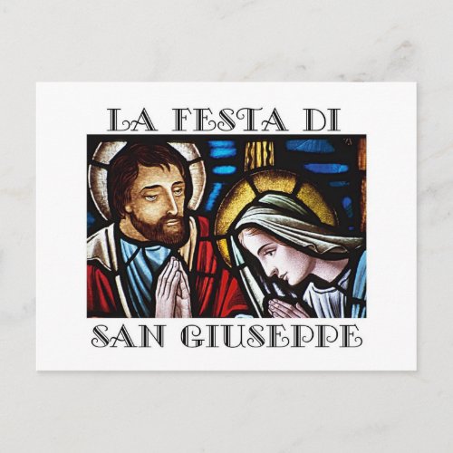 Italian Festa di San Giuseppe_ Feast of St Jos Postcard