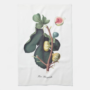 Kitchen Towel, Handprinted Kitchen Towel, Figs, Fig Kitchen Towel — The  High Fiber