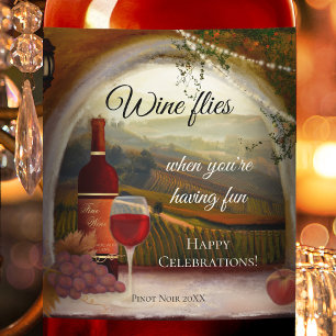 Italian Fine Art Tuscan Wine Label