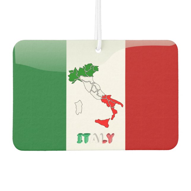 Italian flag air freshener (Front)