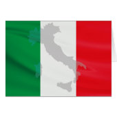 italian flag and Italy (Front Horizontal)