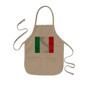 italian flag and Italy Kids' Apron