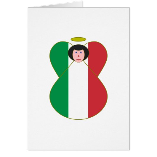 Italian Flag Angel Cards (Front)