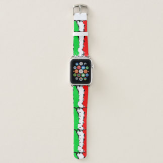 Italian flag apple watch band