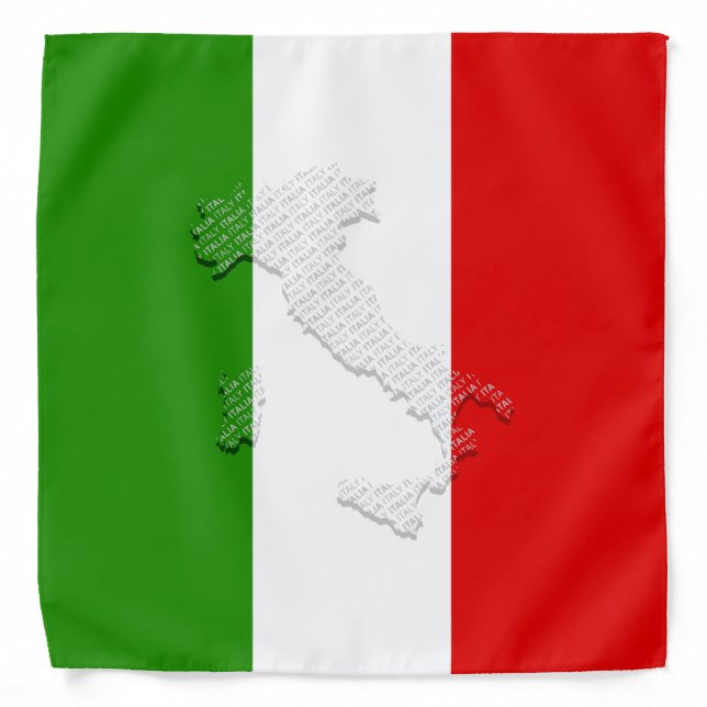 Italian flag bandana (Front)
