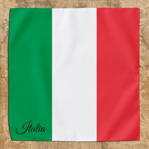 Italian Flag bandana Italy fashion sport fans Bandana