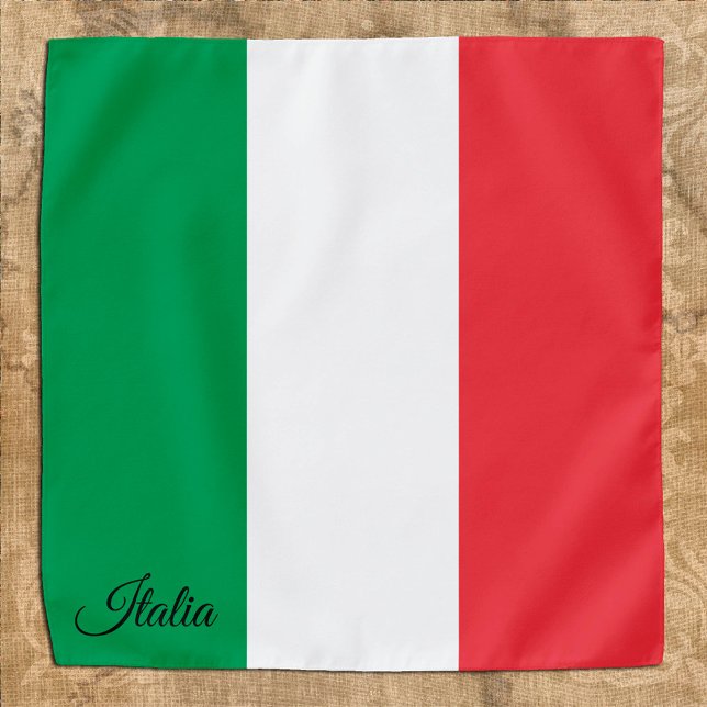 Italian Flag bandana, Italy fashion /sport fans Bandana (Creator Uploaded)