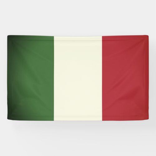 Italian Flag Banner