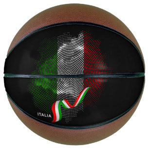 Italian flag basketball
