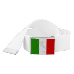 Italian flag belt