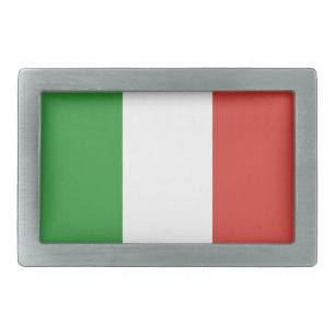 Italian Flag Belt Buckle