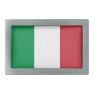 Italian Flag belt buckles