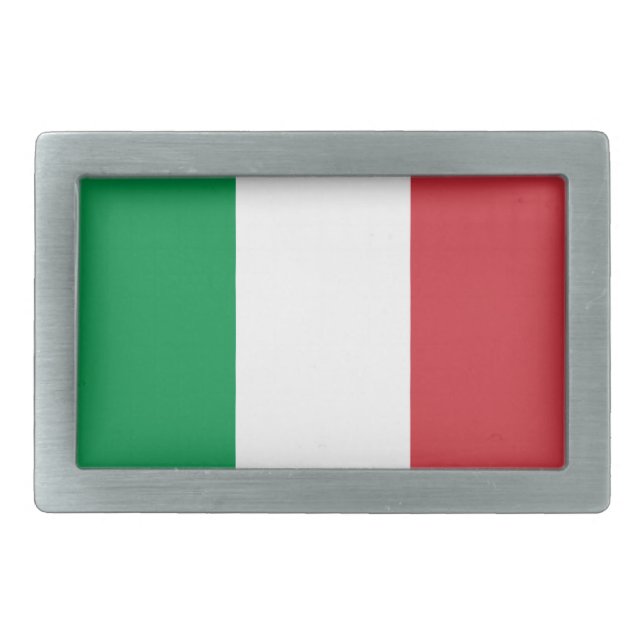 Italian Flag belt buckles (Front)
