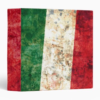Italian Flag Binder by RodRoelsDesign at Zazzle