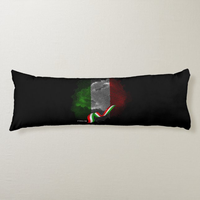 Italian flag body pillow (Front)