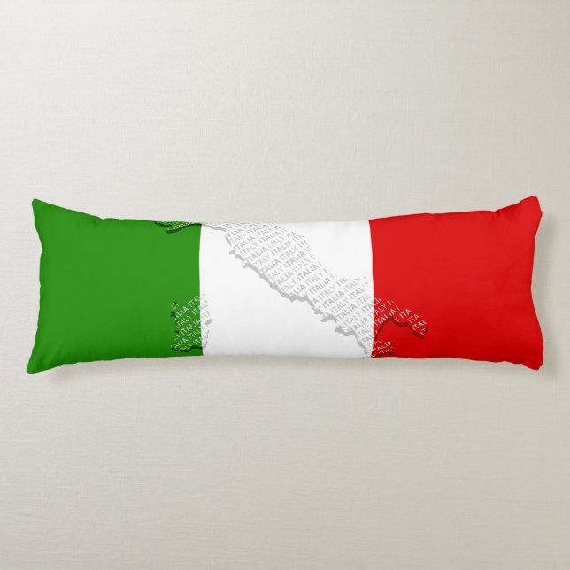 Italian flag body pillow (Front)